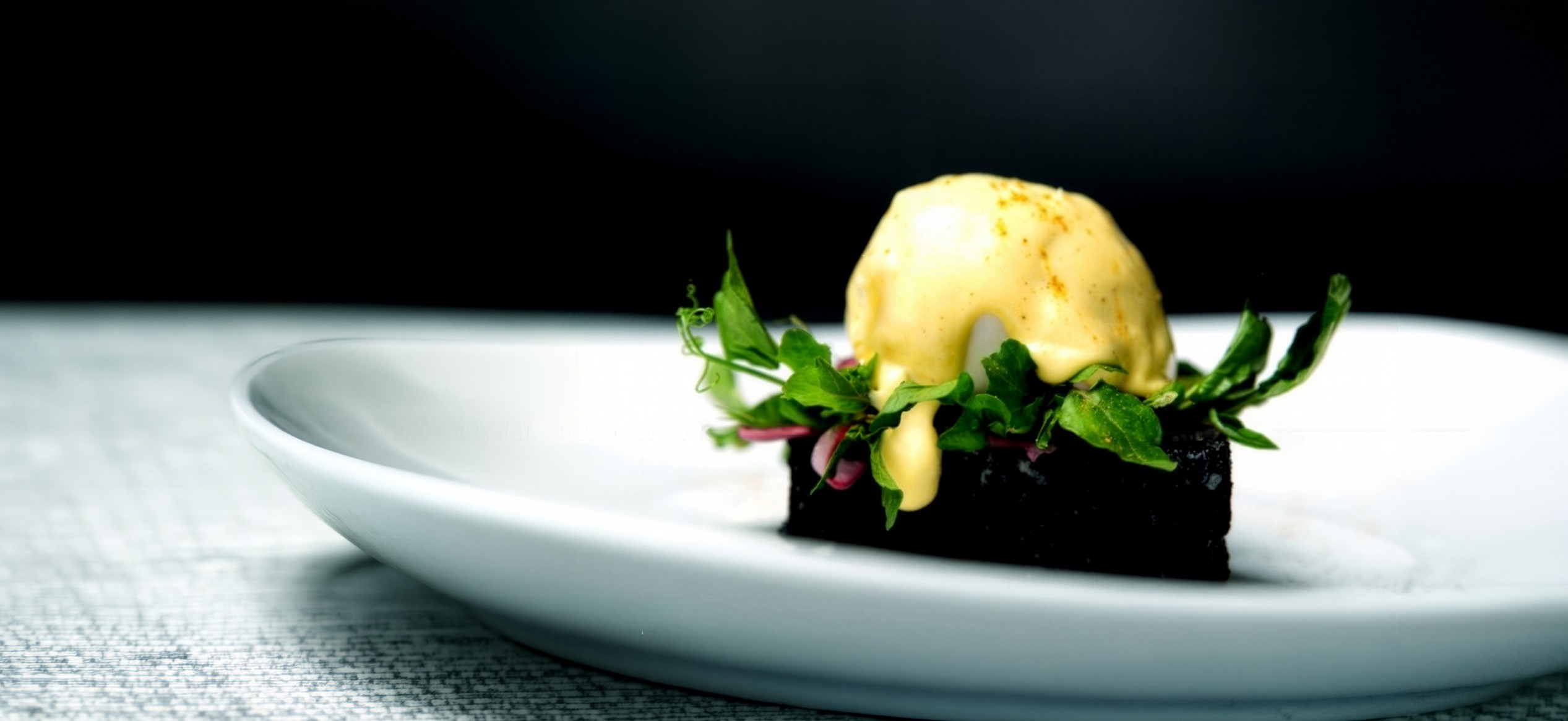 Black pudding with hollandaise Brad Farmerie 2