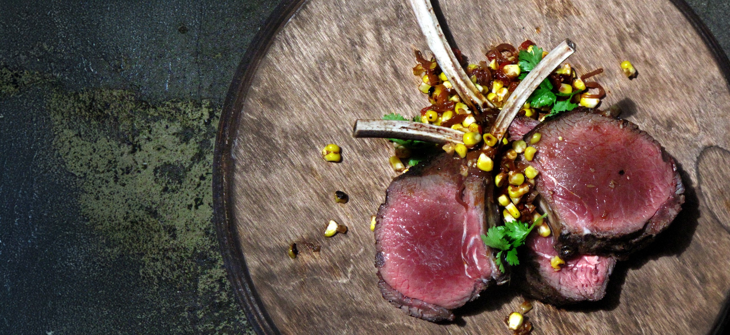 Grilled venison with corn cocoa and chipotle relish Brad Farmerie 2b