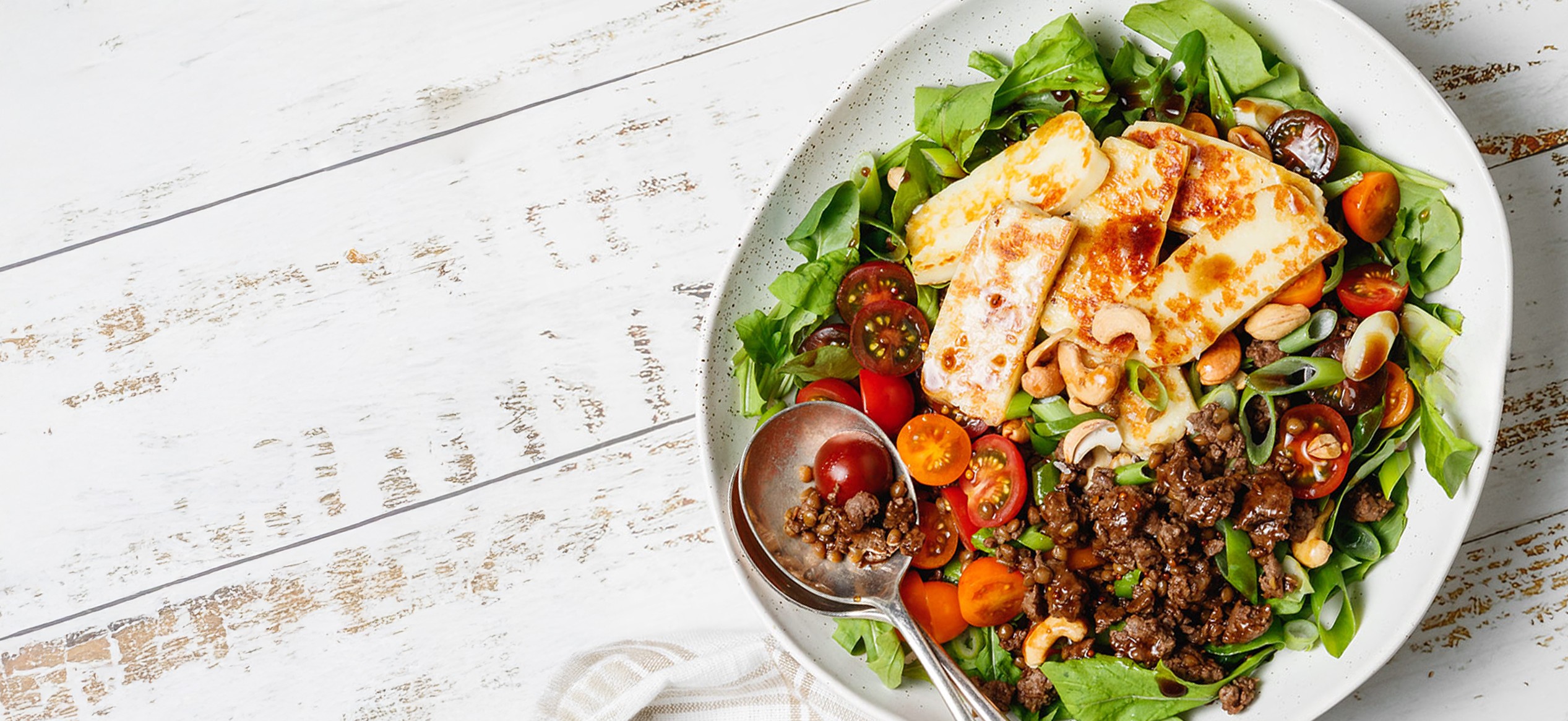 Venison Lentil a Haloumi Salad YUM Your Ultamite Meal 5b